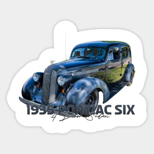 1935 Pontiac Six 4 Door Sedan Sticker